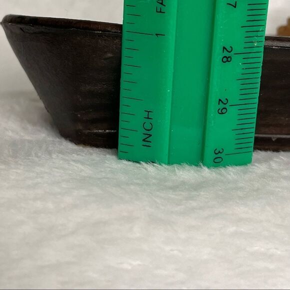 Carrini Slip On Strappy Sandal Brown And Tan Size 9 - Picture 8 of 8